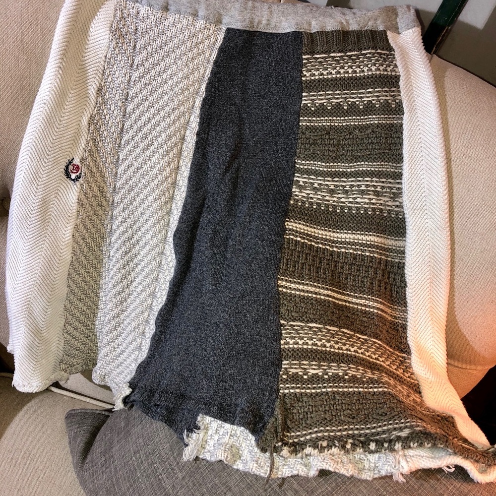 Homemade Sweater Skirt